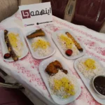 غذای هتل آپارتمان حجاب مشهد