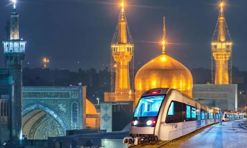 نقشه مترو مشهد با کیفیت بالا به همراه هتل‌های نزدیک مترو