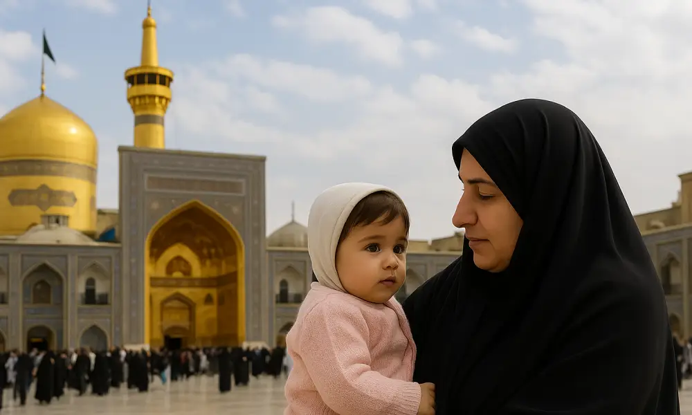 تجربه زیارت با بچه کوچک در مشهد