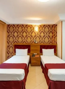 اتاق دو نفره با تخت تک نفره