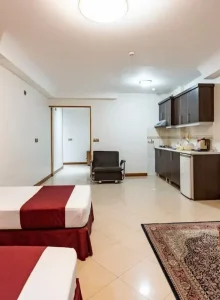 اتاق 4 نفره هتل آپارتمان رواق مشهد