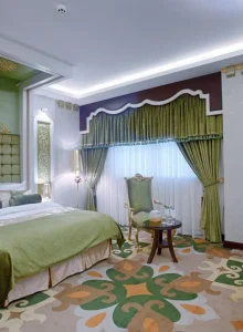 اتاق با دکور سبز