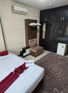 اتاق دو نفره هتل آپارتمان آتوسا مشهد