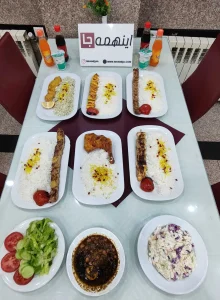 غذای هتل آپارتمان سفرا طلایی مشهد