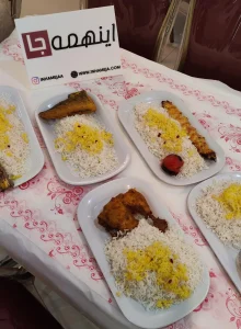 غذای هتل آپارتمان حجاب مشهد