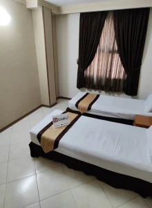 اتاق خواب هتل آپارتمان پاویون مشهد