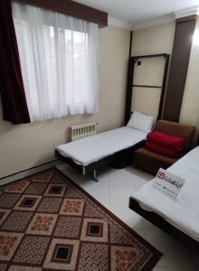 اتاق خواب دو نفره هتل آپارتمان پایتخت مشهد