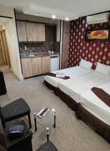 اتاق هتل آپارتمان مرمر مشهد