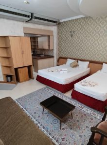 اتاق هتل آپارتمان مشکات رضوی مشهد