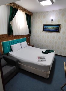 تخت خواب هتل آپارتمان آیران مشهد