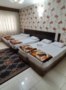 اتاق هتل آپارتمان رنگین کمان مشهد