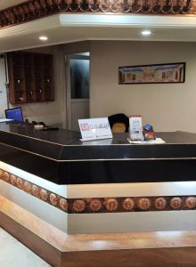 پذیرش هتل آپارتمان ساحل مشهد