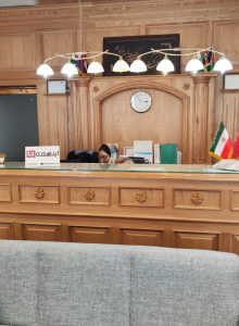 پذیرش هتل آپارتمان ساعت مشهد
