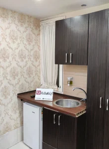 آشپزخانه هتل آپارتمان قصر سفید مشهد