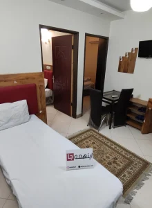 تخت یک نفره هتل آپارتمان ثامن الحجج مشهد