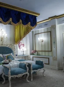 اتاق با دکور آبی هتل قصر